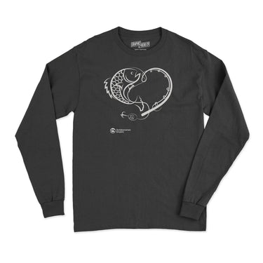 Fishing Heart' Men Long Sleeve Shirt